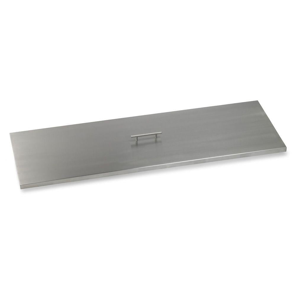 48 X 14 In. Stainless Steel Cover For Rectangular Drop-in Fire Pit Pan