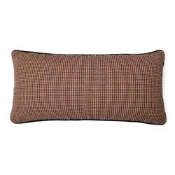 60461 11 X 22 In. Bear Star Rectangle Decorative Pillow - Black, Brown & Tan