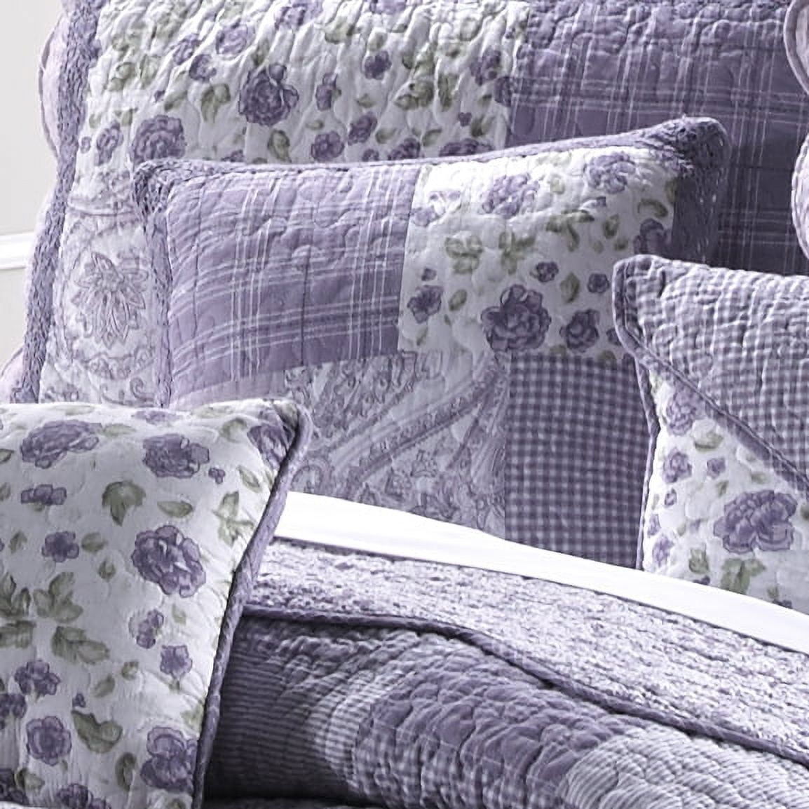 82041 15 X 15 In. Lavender Rose Decorative Pillow, Multi Color