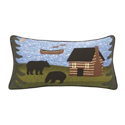 83467 11 X 22 In. Bear River Rectangle Decorative Pillow, Multi Color