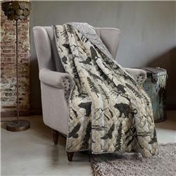 Y20078 50 X 60 In. Forest Weave Throw