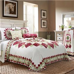 67184 68 X 90 In. Springfield Dahlia Bed Set, Twin Size