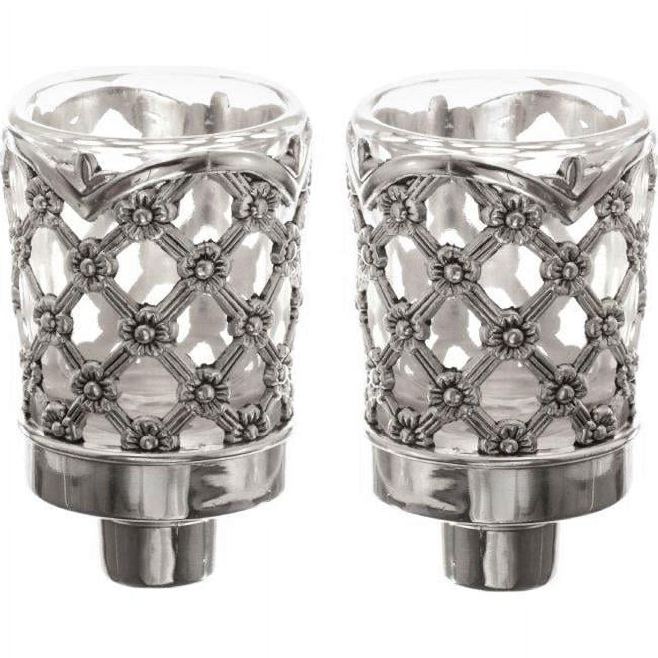 Nua Collection 58130 3 In. Neronim Holder Silver Plated Xp Design