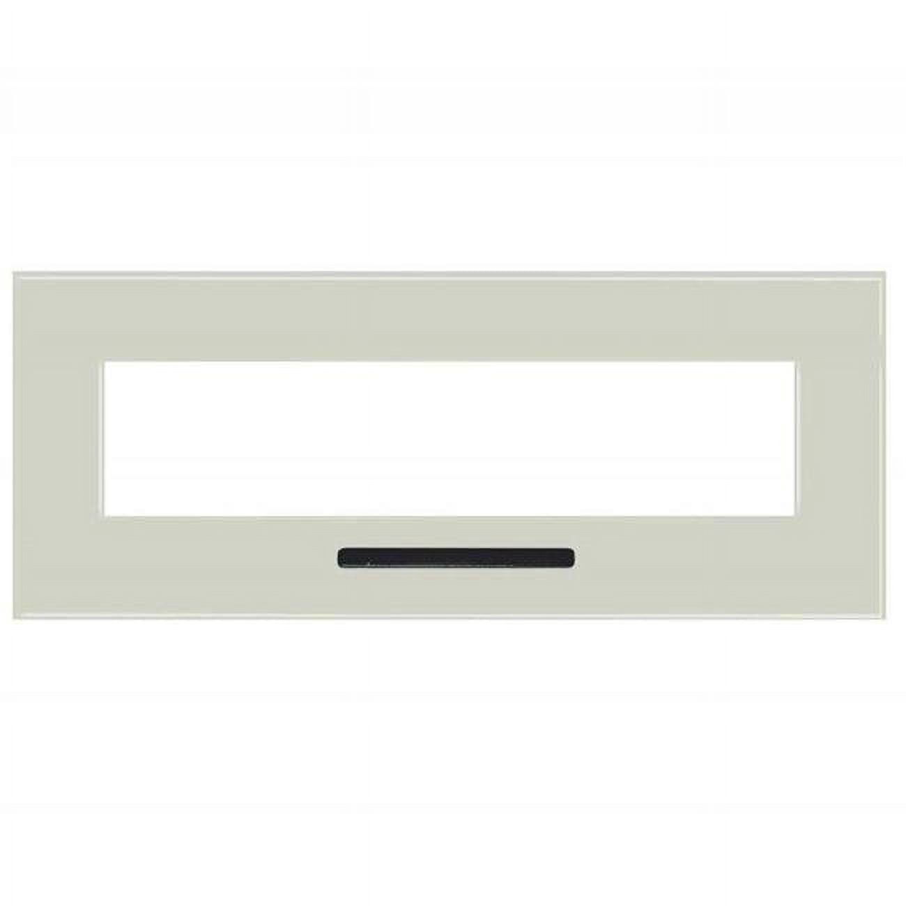 100 X 23 In. White Glass Surround For Wm10023flu Fireplace Inserts