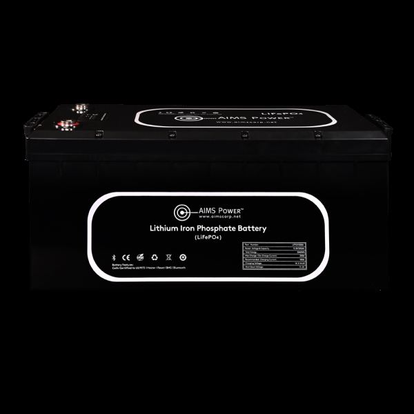 LFP12V300A 12V 300Ah LiFePO4 Lithium Battery - 3.84kWh with Wake-Up, Built-In Heater & Bluetooth Monitoring