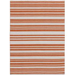 2 X 3 Ft. Elana Modern Design Flat-weave Rug, Orange