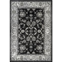 Alx440406 4 X 6 Ft. Ale X Andria 44 Power-loomed Area Rug-- Black