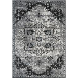 Alx495176 5 Ft. 1 In. X 7 Ft. 6 In. Ale X Andria 49 Power-loomed Area Rug - Dark Gray