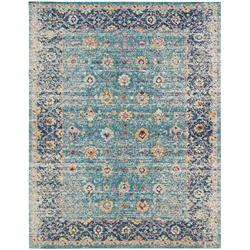 Ete28311511 3 Ft. 11 In. X 5 Ft. 11 In. Eternal Transitional Power-loomed Rug, Teal