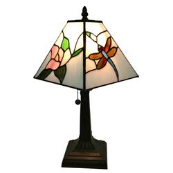 Am220tl08 8 In. Wide Mission Dragonfly Table Lamp