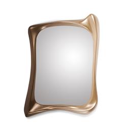 Amor026 Narcissus Mirror, Gold - 40 X 28 X 3 In.