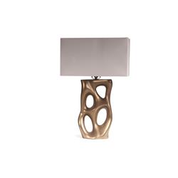Amor034 Loop Table Lamp, Gold - 12 X 18 X 8 In.