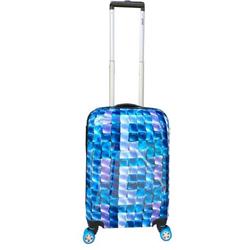 Americas Travel Merchandise 6004-22 3d Blue Carry On Spinner - 22 In.