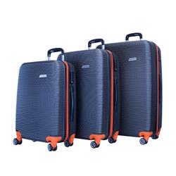 Atm Luggage 5025-orange Wave Luggage, Orange - 3 Piece