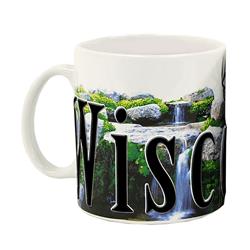 Smwis03 Wisconsin Full Color Relief Mug 18 Oz