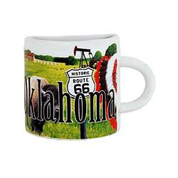 Mgokl01 Oklahoma Mug Magnet