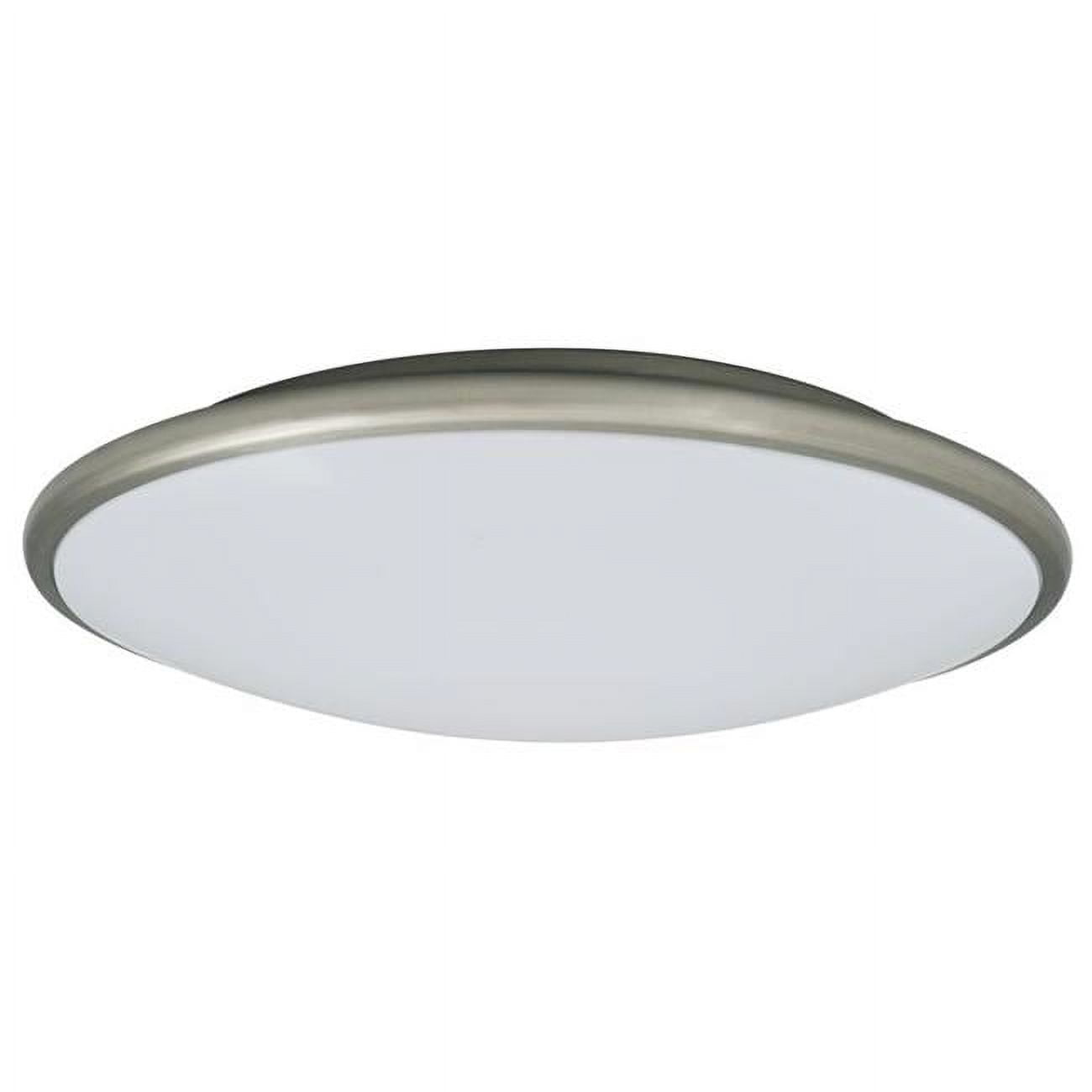 Led-m001lnkl 13 X 3.5 In. Led Ceiling Fixture Saucer - Nickel