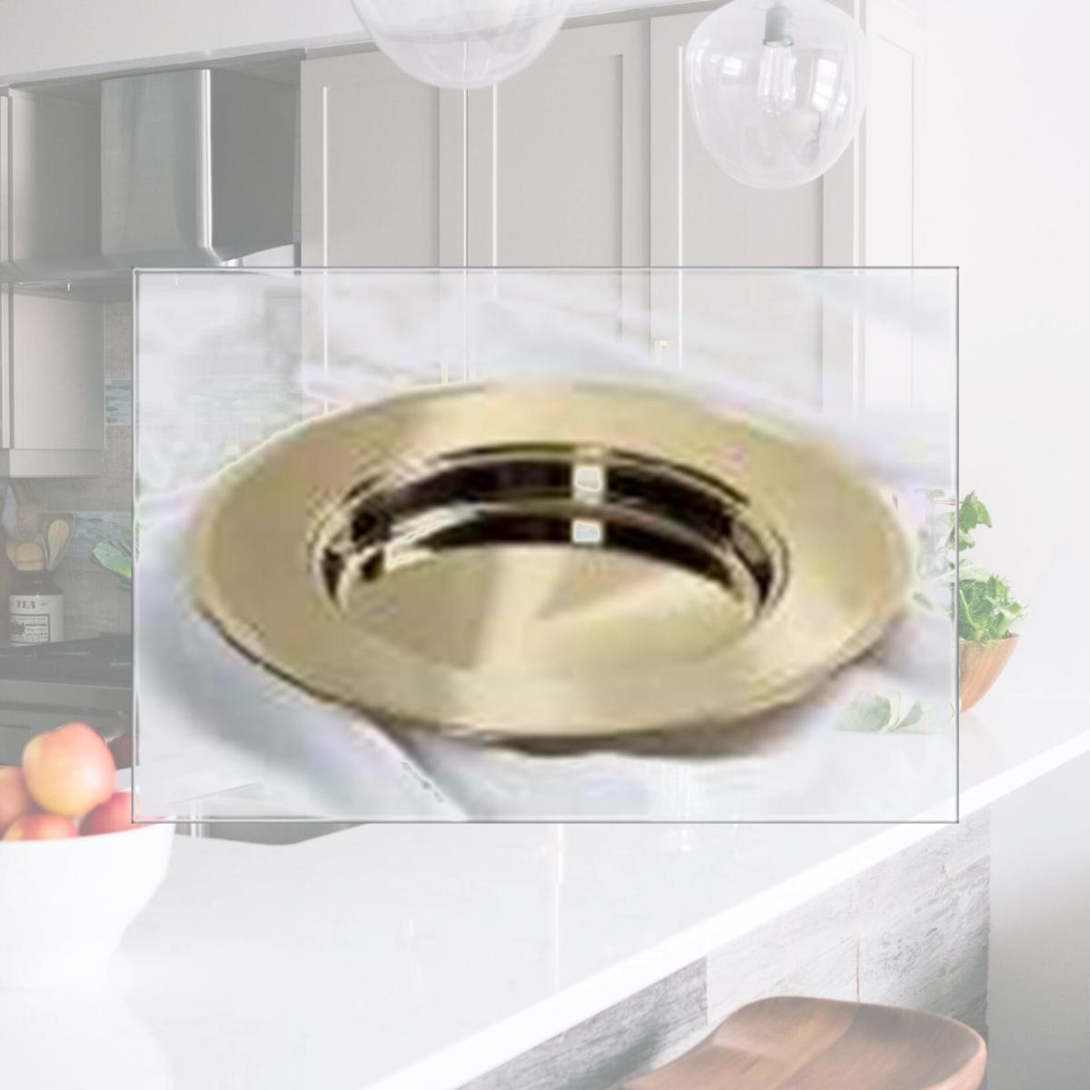 Picture of Broadman Holman 435716 Commun Brasstone Bread Plate Non Stacking Stainless