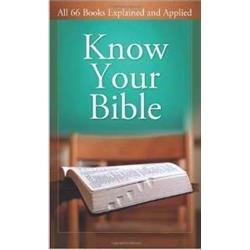 Barbour Publishing 052983 Know Your Bible - Value Books by Kent Paul