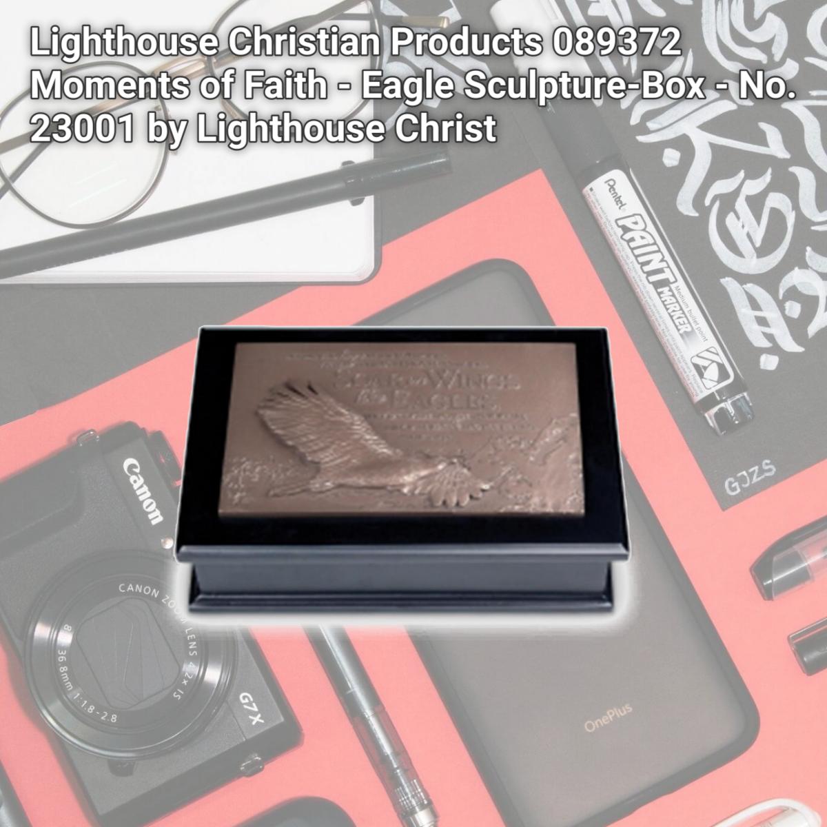 Picture of Lighthouse Christian Products 089372 Moments of Faith - Eagle Sculpture-Box - No. 23001 by Lighthouse Christ