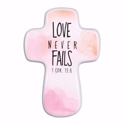 18429x Cross-love Never Fails - No. 11381