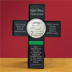18449x Cross-god Bless Teachers