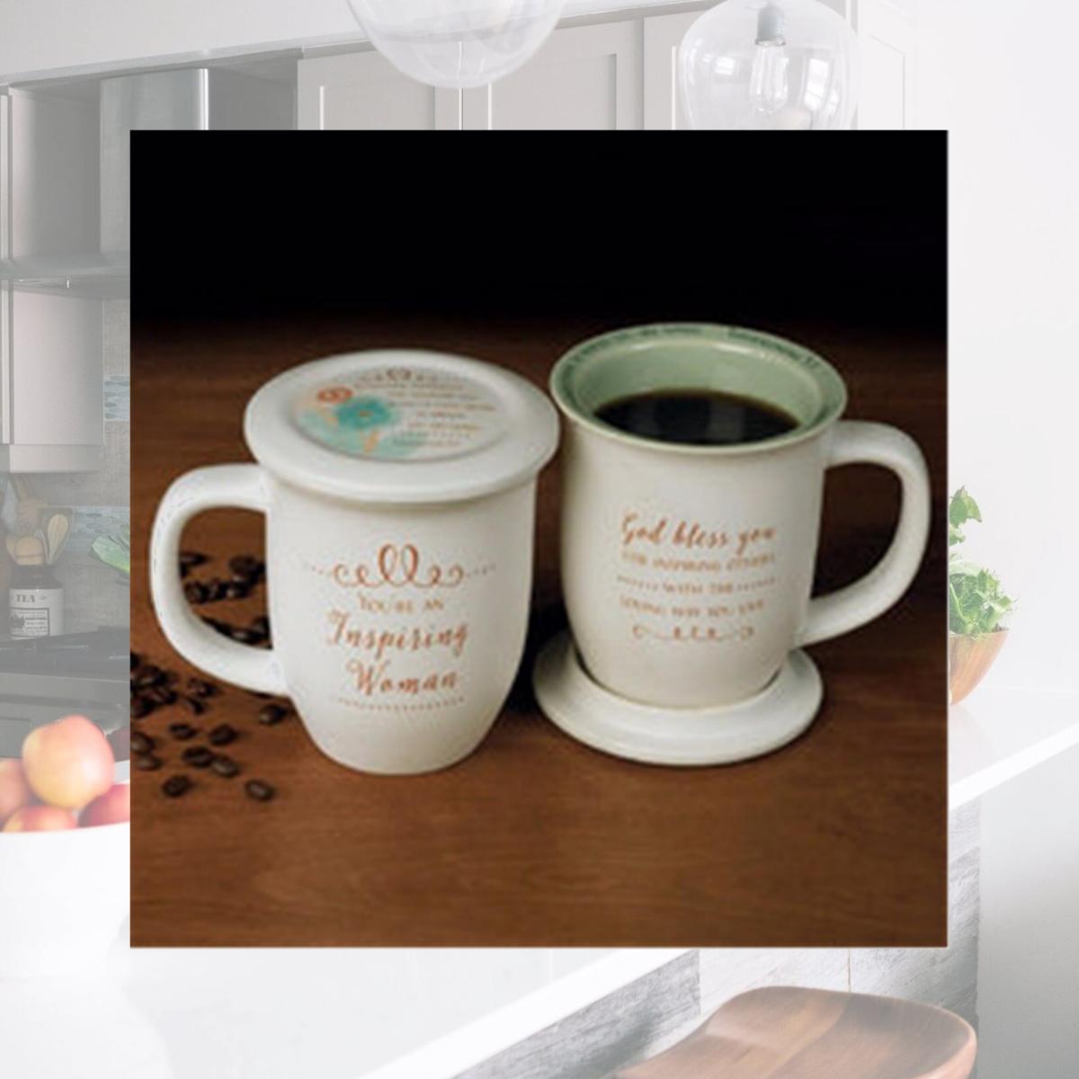 Picture of Abbey Press 18448X Mug-Inspiring Woman with Coaster