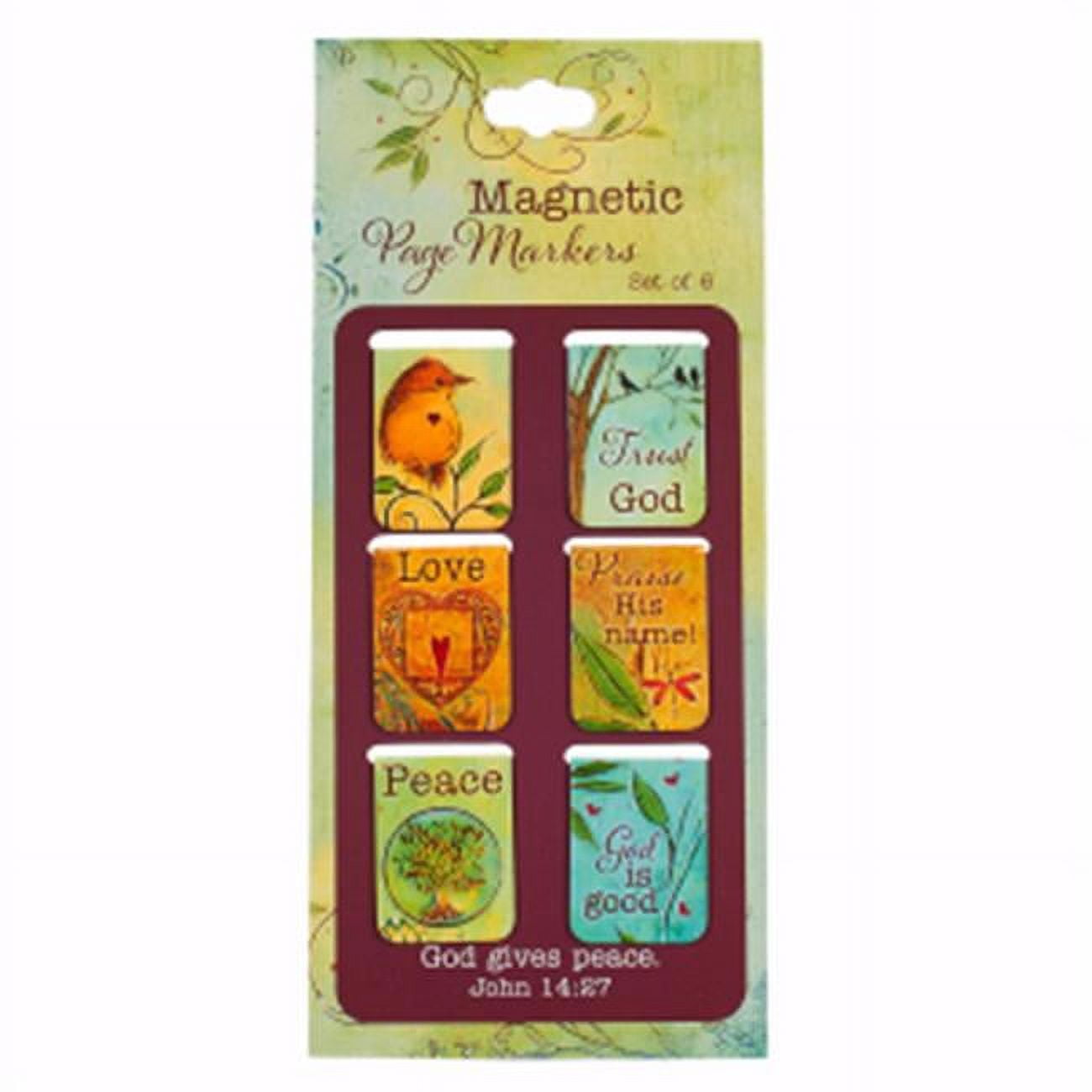 360517 Bookmark-pagemarker-peaceful Thoughts - Small - Set Of 6
