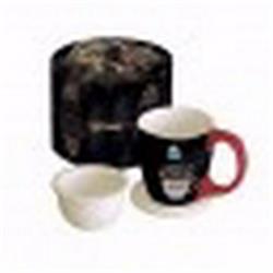 0069248 Tea Mug Set-blessings With Cover & Steeper-gift Boxed
