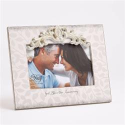 Gregg Gift 14848x Photo Frame-this Is The Day-god Bless Our Anniversary - 6.75 X 8.5 In.