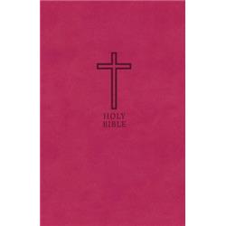 KJV Value Thinline Bible - Comfort Print-Pink Leathersoft