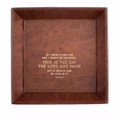 187157 Tabletop Tray-this Is The Day - Psalms 11824 - 8.5 X 8.5 In.