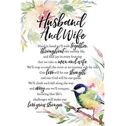 13427x 6 X 9 In. Plaque-woodland Grace-husband & Wife