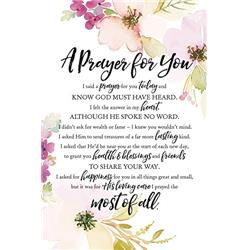 195241 6 X 9 In. Woodland Grace A Paryer For You Plaque