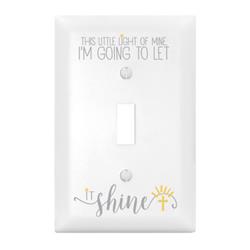 196385 Light Switch Cover-single-this Little Light Of Mine