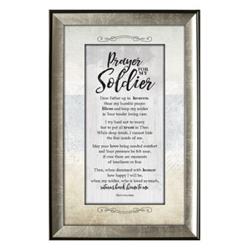 James Lawrence 13604x 8 X 12 Prayer For Soldier Soulful Journey Framed Wall Art, Brown