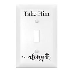 196370 Light Switch Cover, White - Single