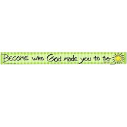 16126x Magnet-scripture Strips-become Who - 7.5 X 7.5 In.