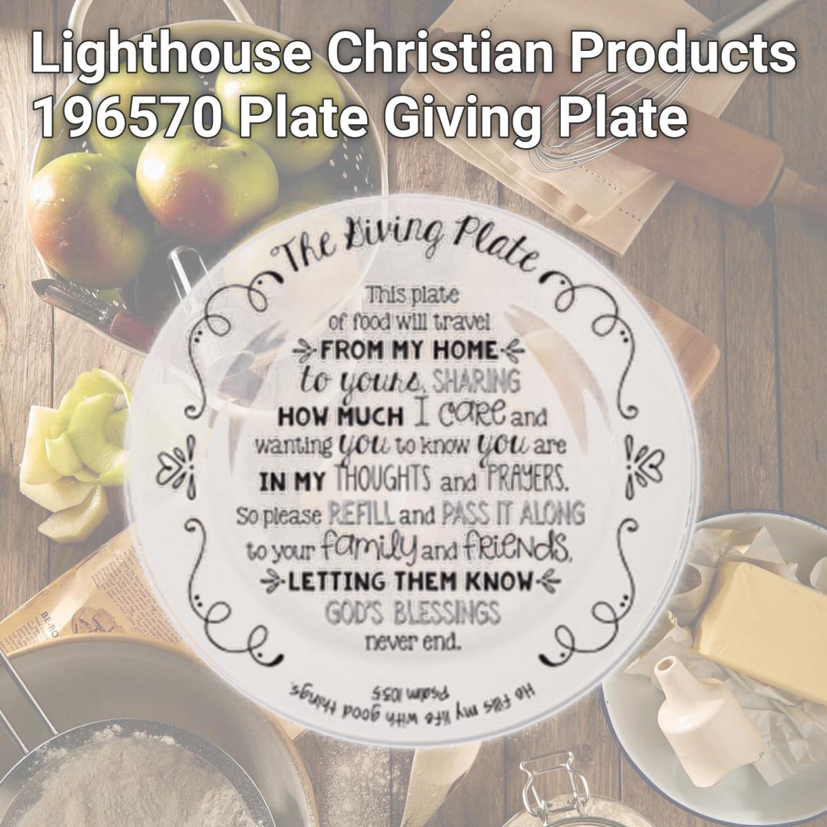 Picture of Lighthouse Christian Products 196570 Plate Giving Plate