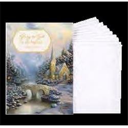 197061 Glory To God In The Highest-kinkade Blank Note Card - Pack Of 10
