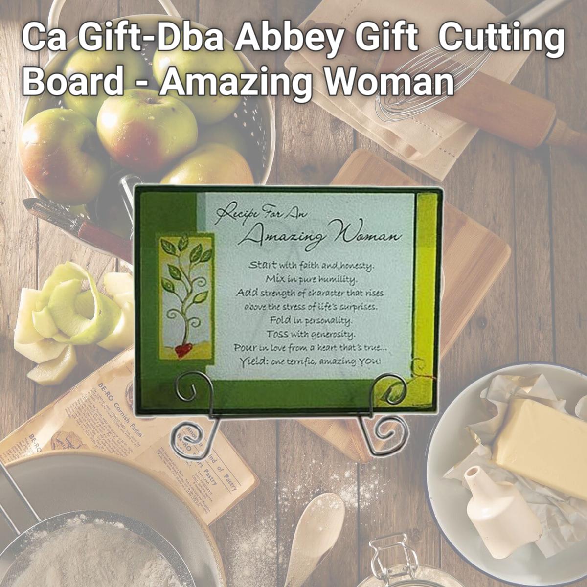 Picture of Ca Gift-Dba Abbey Gift 181118 Cutting Board - Amazing Woman