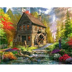 Vermont Christmas 198678 Jigsaw Puzzle Mill Cottage - 1000 Pieces