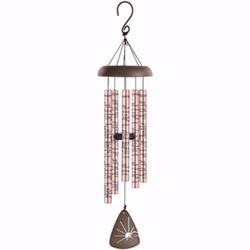18142x 30 In. Wind Chime Sonnet Memories, Rose Gold