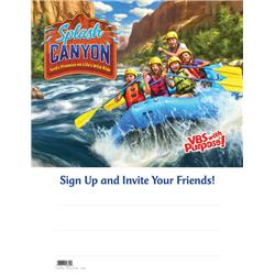 173338 17 X 22 In. Vbs-splash Canyon-big Splash Publicity Poster