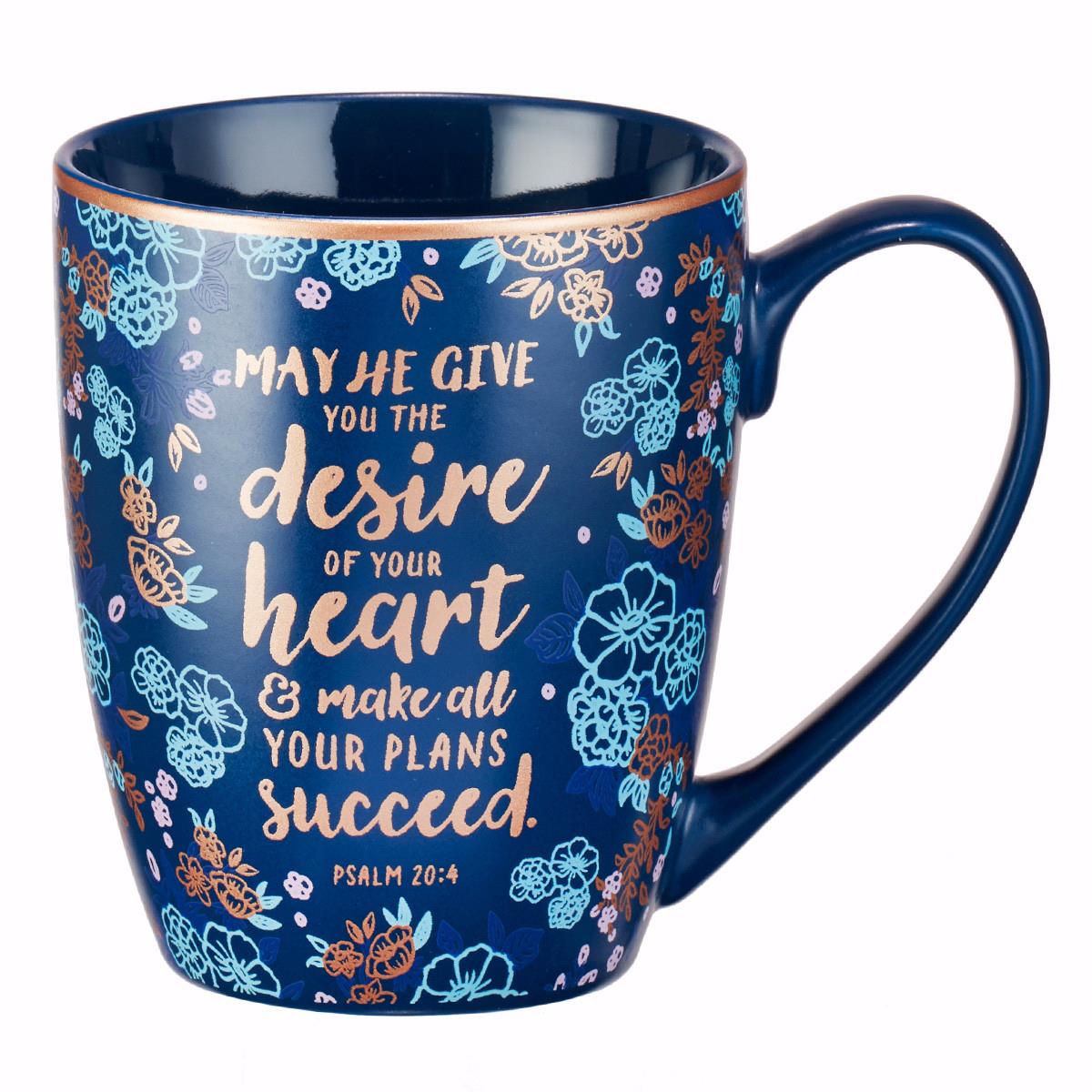 14482x Positively Purple & May He Give You With Gift Box Mug