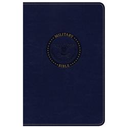 184789 CSB Military Bible for Sailors Navy Blue LeatherTouch