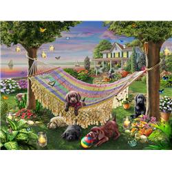 151533 Puppies & Butterflies Jigsaw Puzzle - 550 Pieces