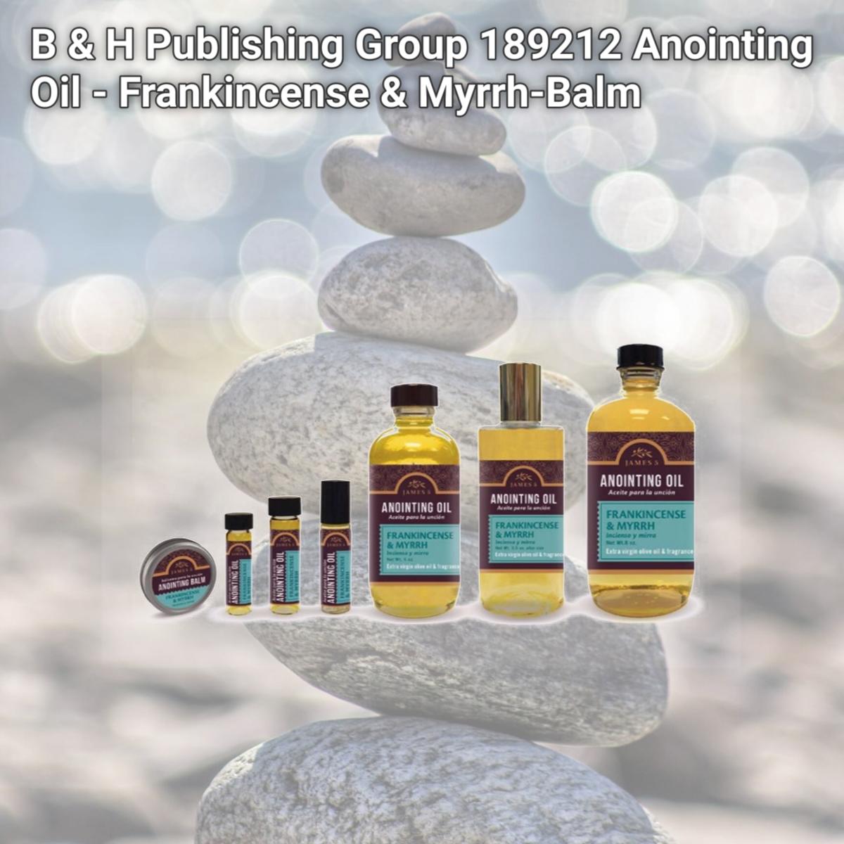 Picture of B & H Publishing Group 189212 Anointing Oil - Frankincense & Myrrh-Balm