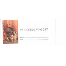 93076 Offering Envelope - I Will Give Thanks To The Lord - Pack Of 100