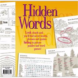 199768 Hidden Words - Look Closely & Youll Find Secret Words, Phrases & Quotes Hiding In Picture Puzzles & Word Games